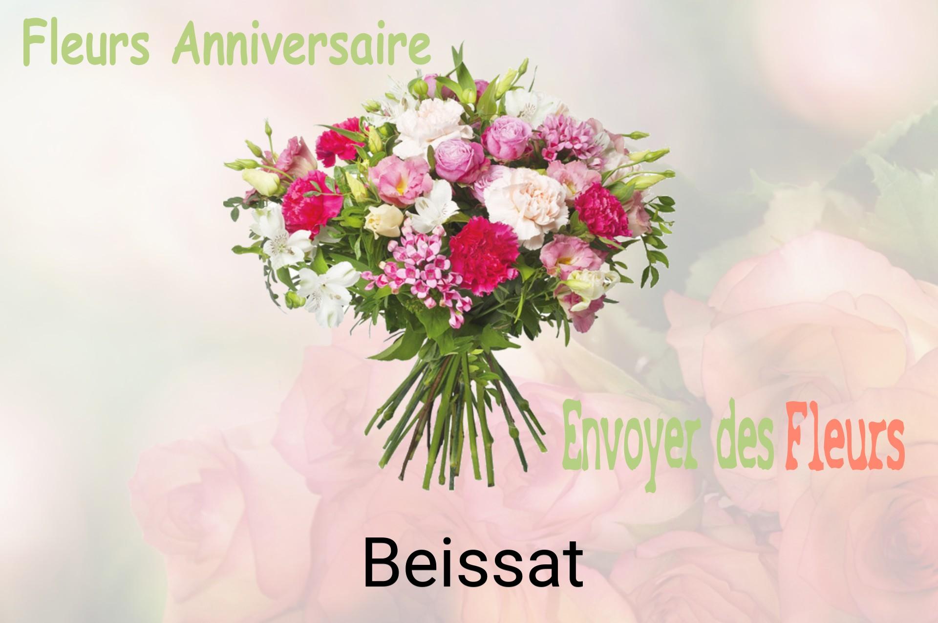 Bouquet de fleurs d’anniversaire livré à Beissat